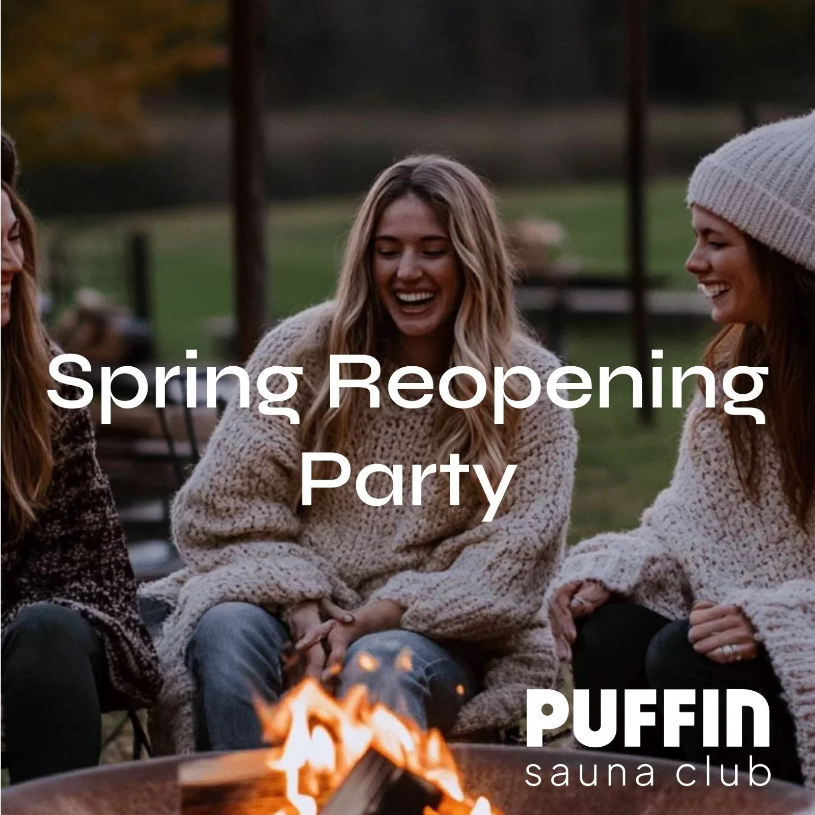 Puffin Sauna Spring Reopening – at The Yellow Barn Farm