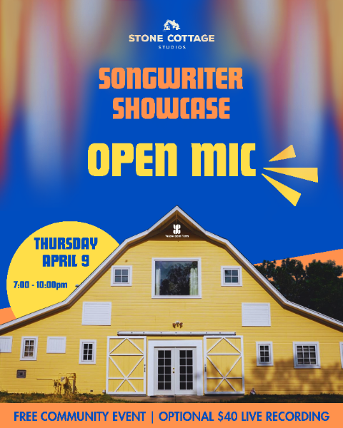 Open Mic (2nd Thursdays) hosted by Stone Cottage Studios 