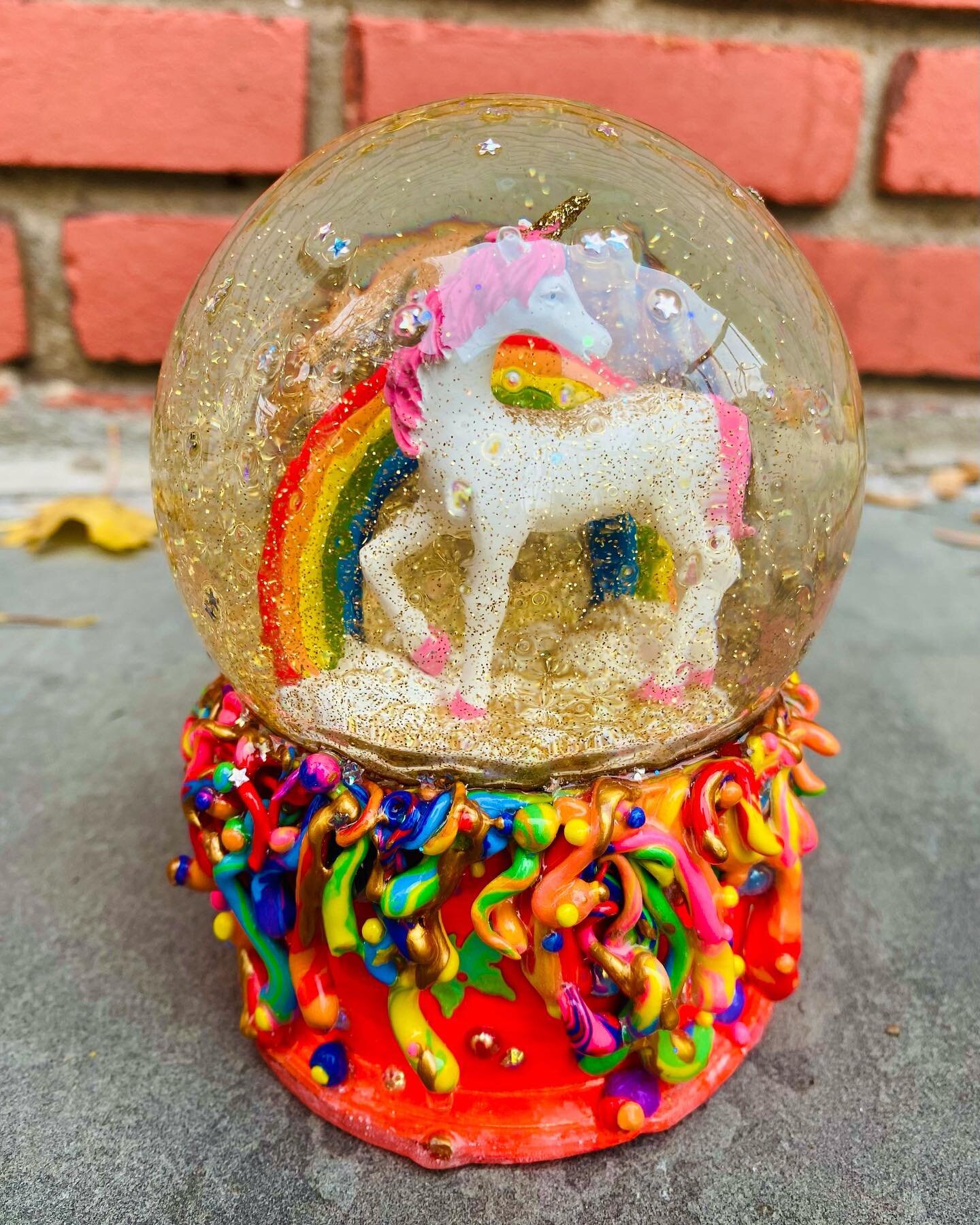 some days feel more magical than others. Glitter Globe is a reminder than the magic is always around us, we just need to shake things up a bit to see it ✨💓 🌈 available on my site now