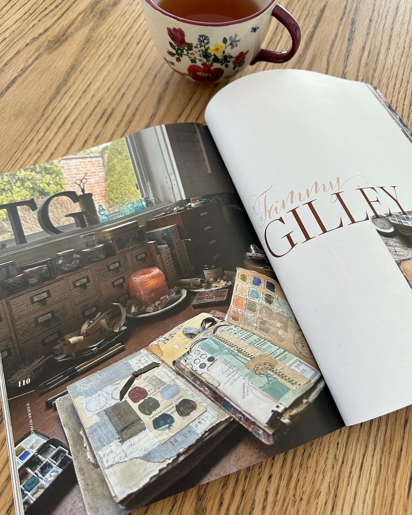Ooooohhh joy, oh joy!! My copy arrived so I can let the cat out of the bag. 😊 I&rsquo;ve been featured in the summer issue of @wherewomencreate ❤️ I am beyond thrilled and just so, so honored.  The issue hits your local newsstands on April 30, and i