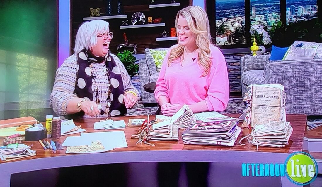 Well, that was fun!! Thanks to Hannah, Kerri, Rebecca, and the rest of the @afternoonlivek2 gang for having me on today. 😊 I had an absolute BLAST!!! If you want to see me and my fellow Francophile, Hannah, dishing about croissants and old books, he