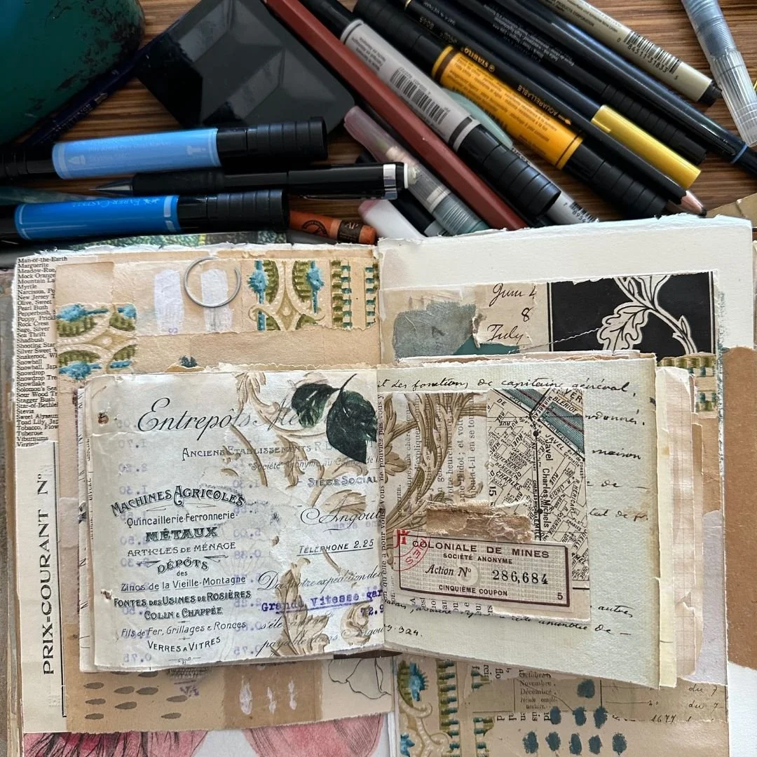 Every season carries its own rhythm of becoming. 

My new guide is a companion for the in-between &mdash; a set of art journaling prompts for late summer and early fall, when we are both savoring sweetness and preparing to let go.

Creative Invitatio