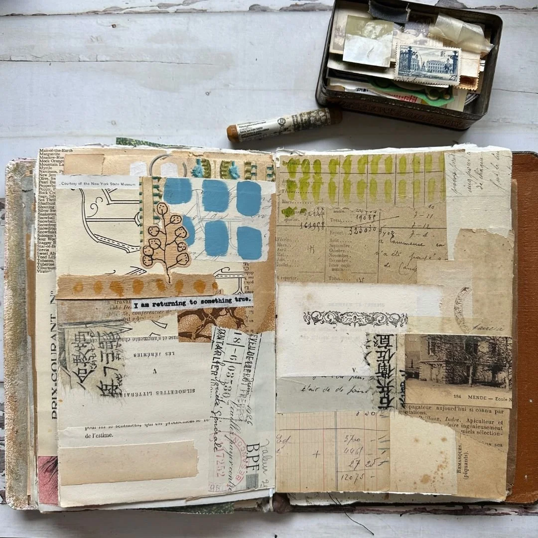 Some pages arrive bold, unplanned, unapologetic. The kind that feel like they are telling me what to say. The courage of color, the honesty of ink &mdash; the moment when truth can&rsquo;t stay hidden anymore.

If this resonates, I share more reflect