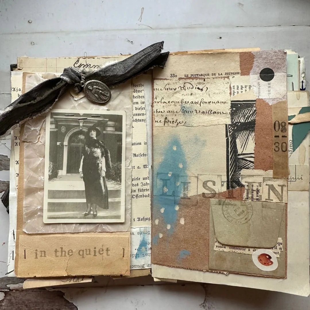 Winter has a way of asking us to listen more closely.

Not for answers.
Not for clarity.
But for what&rsquo;s been waiting quietly beneath the noise.

I&rsquo;ve been moving more slowly these days. Paying attention to what softens when I stop pushing