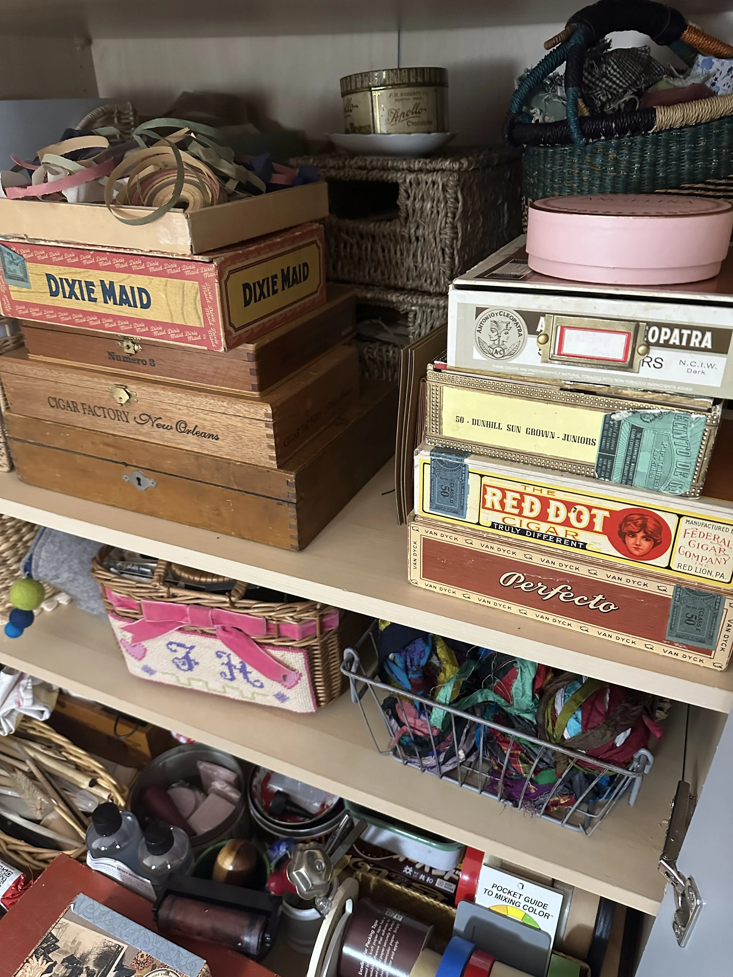 Tammy Gilley’s art studio featured in Where Women Create magazine.