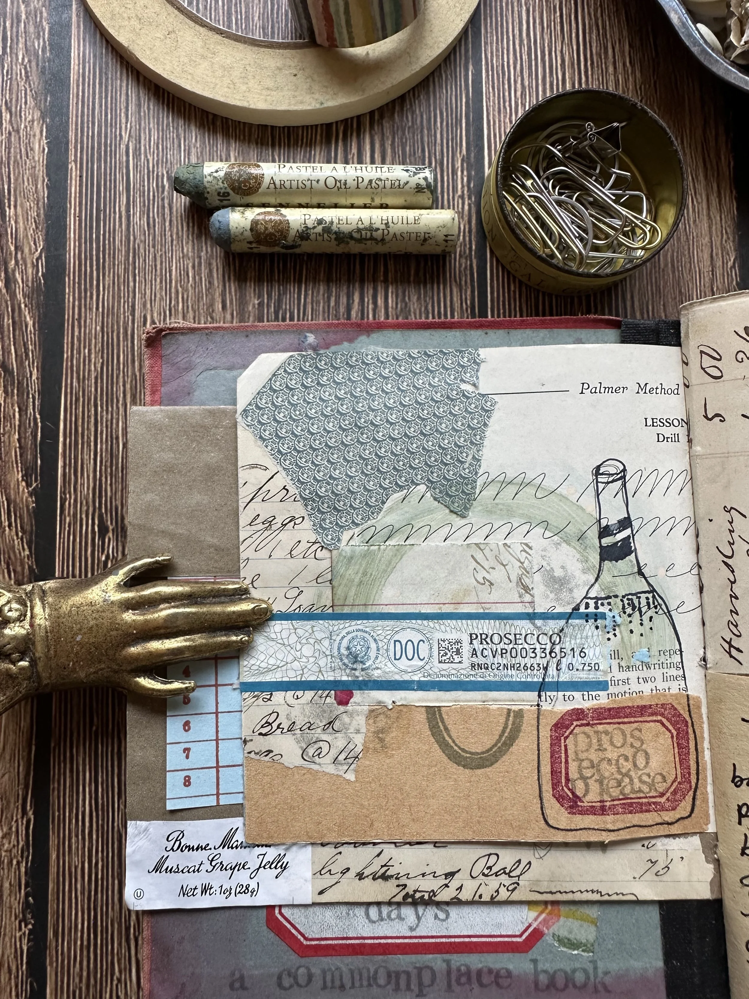 "art journal page exploring creative observation of everyday life"