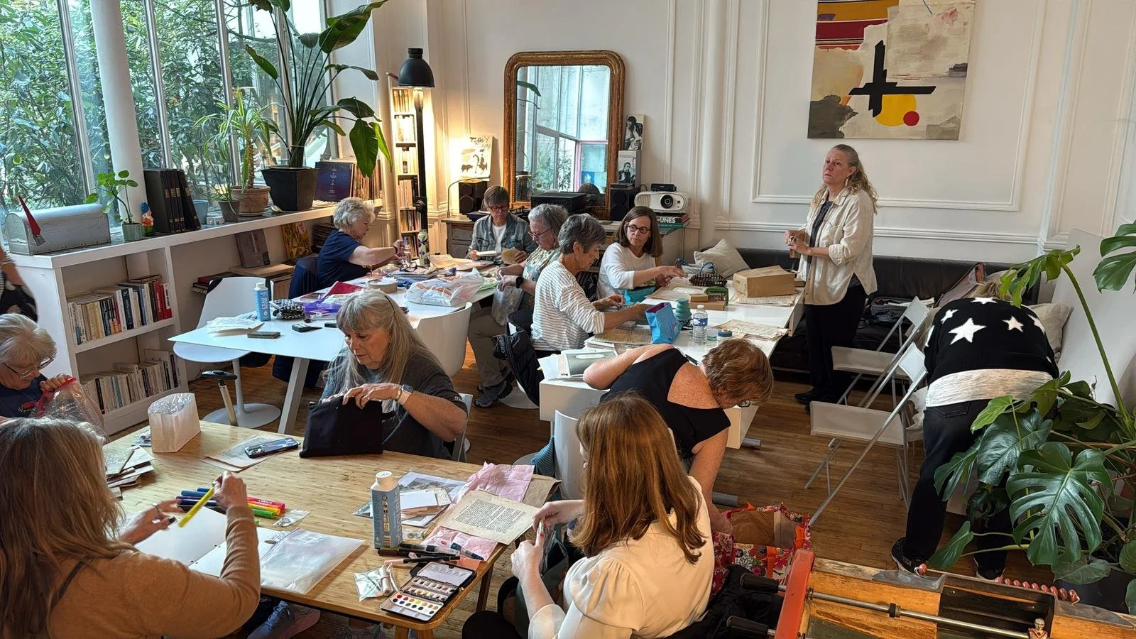 Paris art workshop with Tammy Gilley