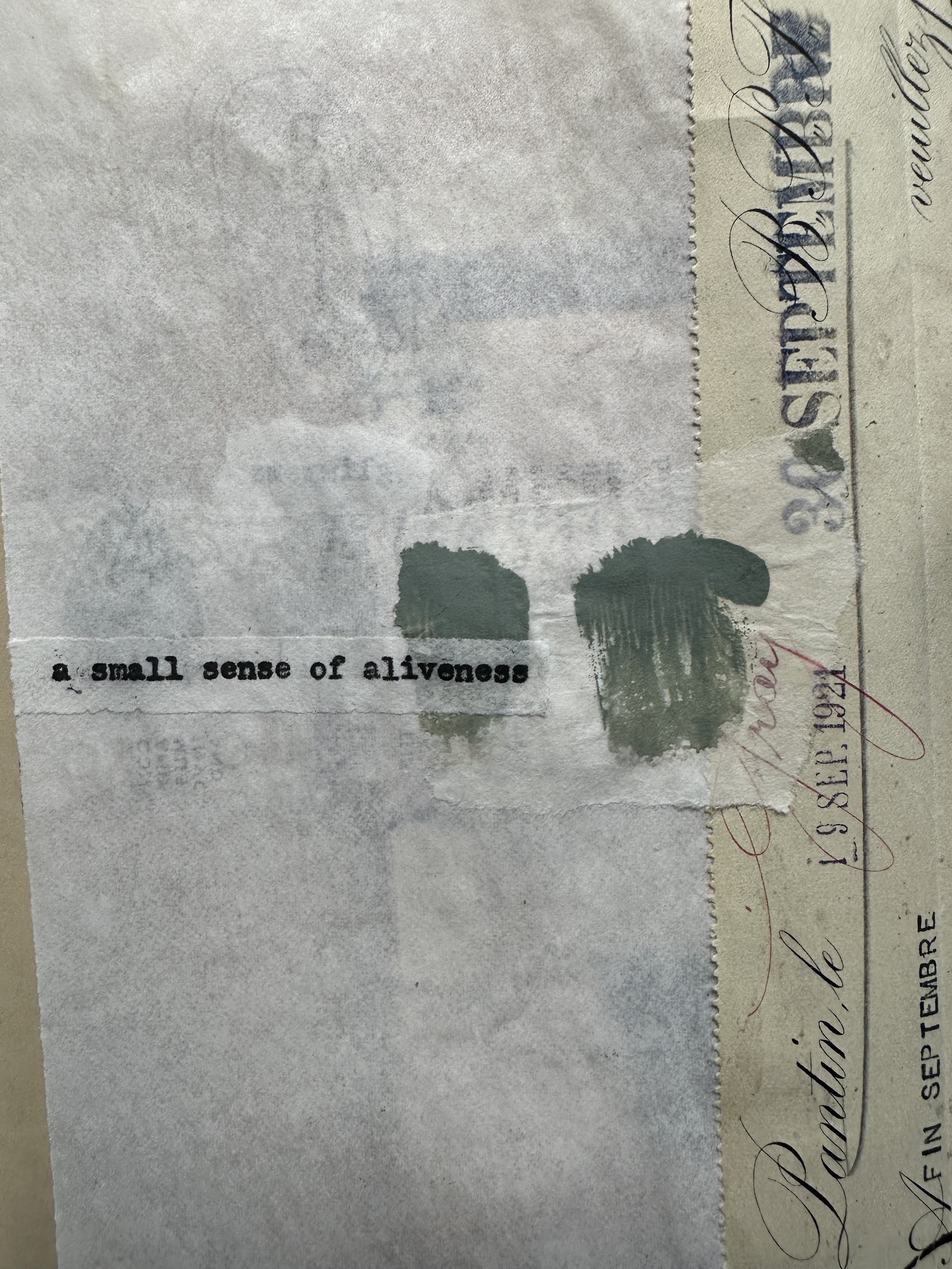 art journal page capturing glimmers and small moments of meaning