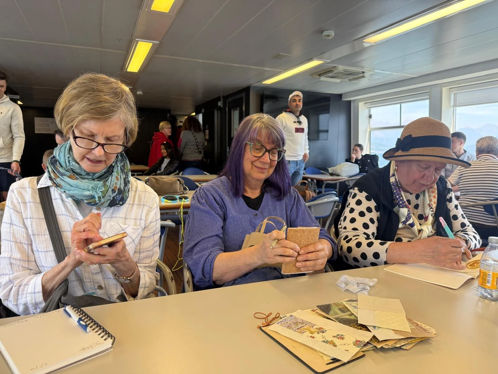Creative community gathering for journaling, conversation, and travel inspiration.