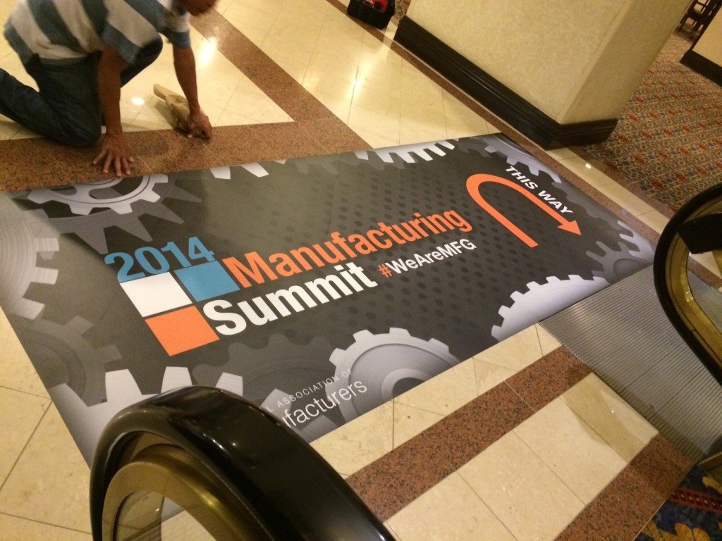  Floor Graphic for the National Association Of Manufacturers (NAM) 