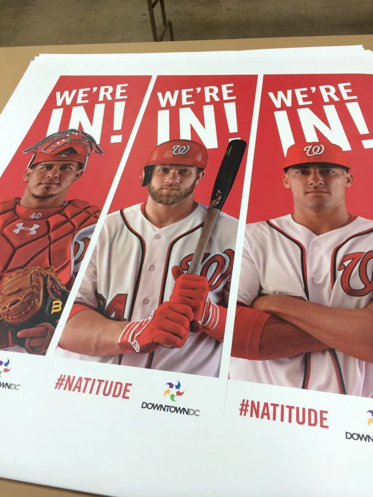 POLE BANNERS FOR THE WASHINGTON NATIONALS AND WINTER CLASSIC