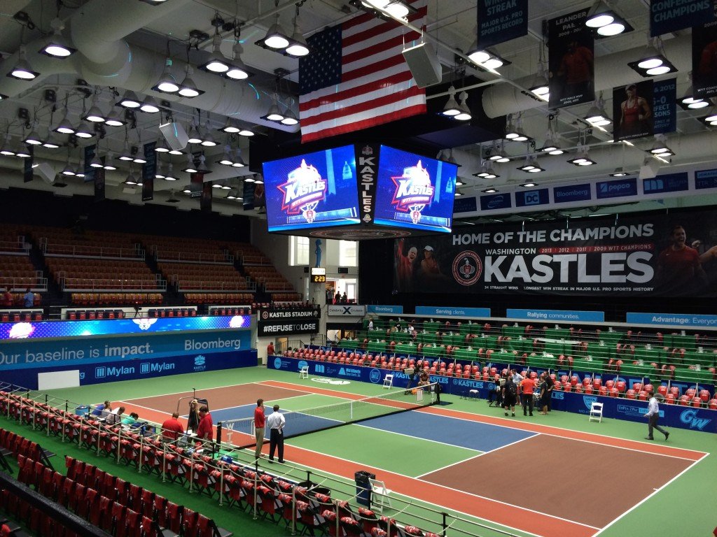 STADIUM SIGNAGE FOR THE WASHINGTON KASTLES