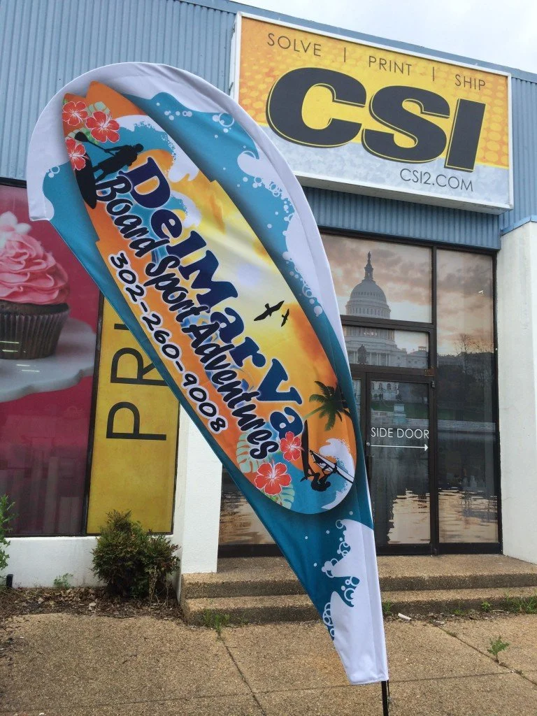 OUTDOOR FABRIC FLAGS FOR DELMARVA
