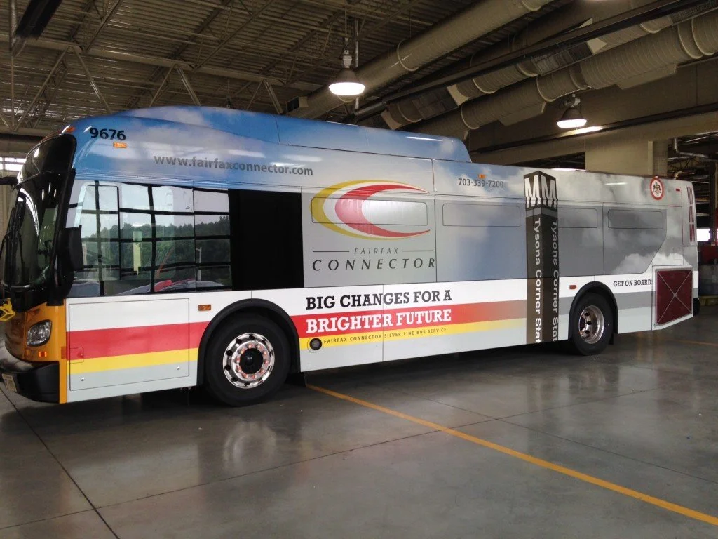 BUS WRAPS FOR FAIRFAX CONNECTOR