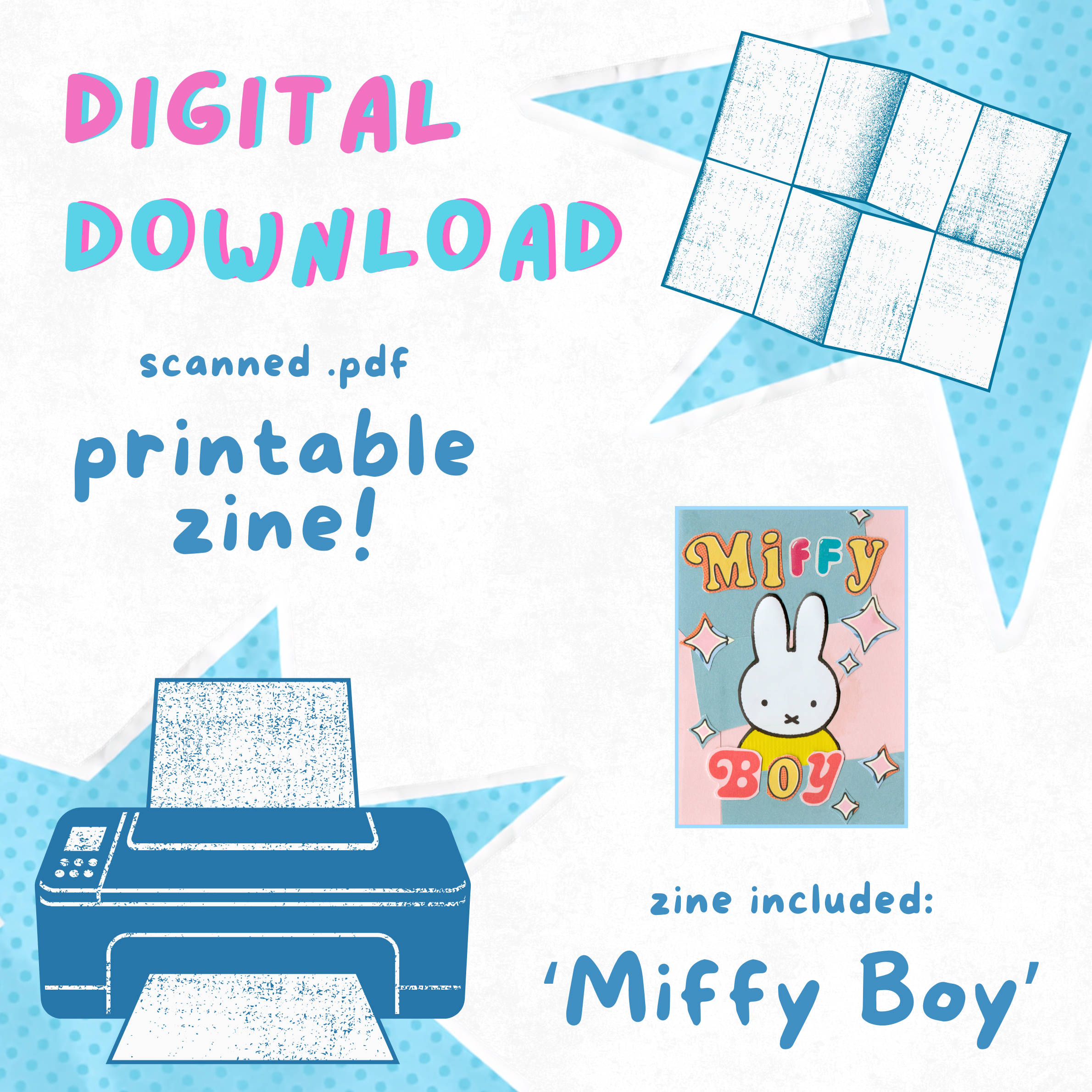 Miffy Boy (Digital Download: Printable Zine)