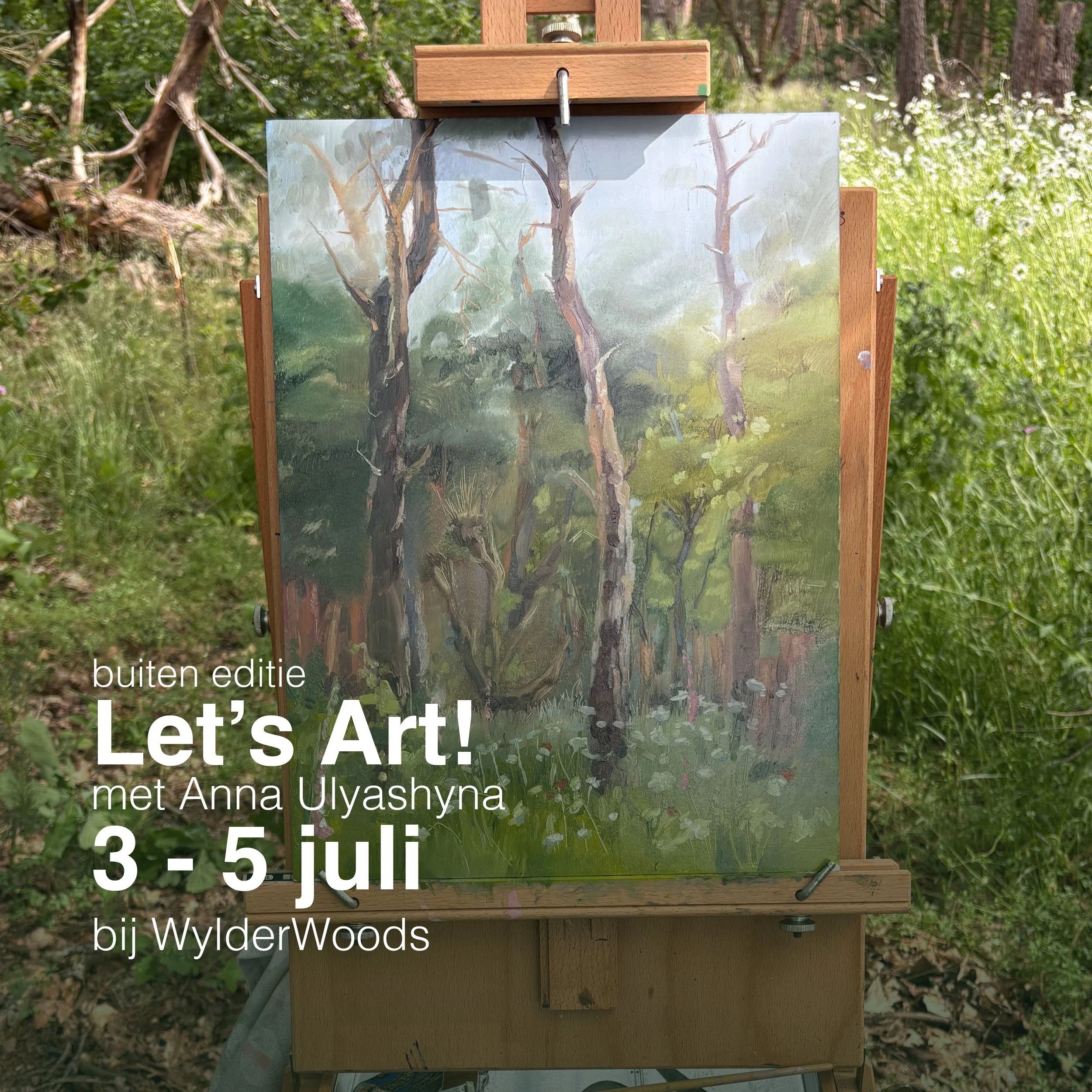 3-5 juli Let's Art! schilderweekend