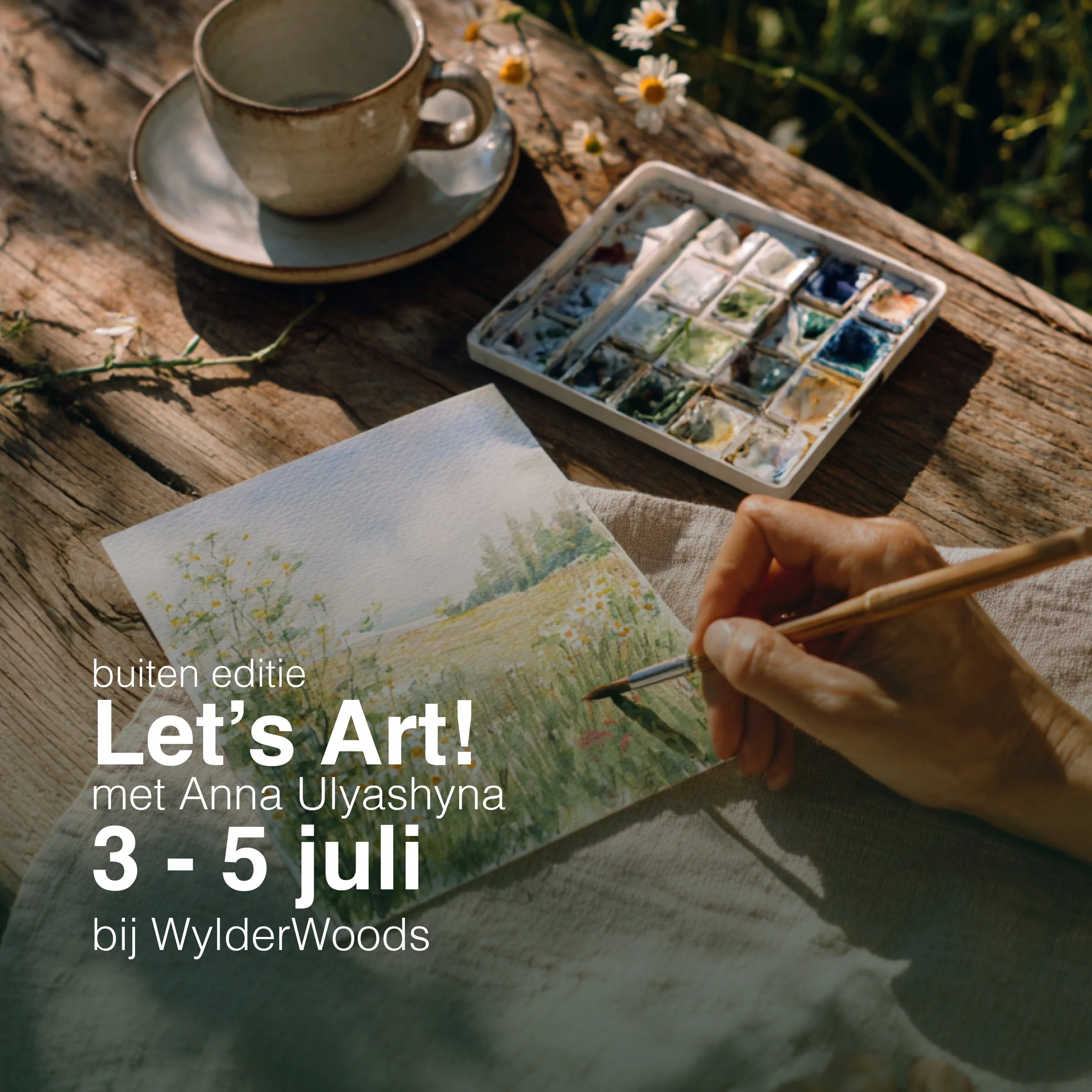 3-5 juli Let's Art! schilderweekend