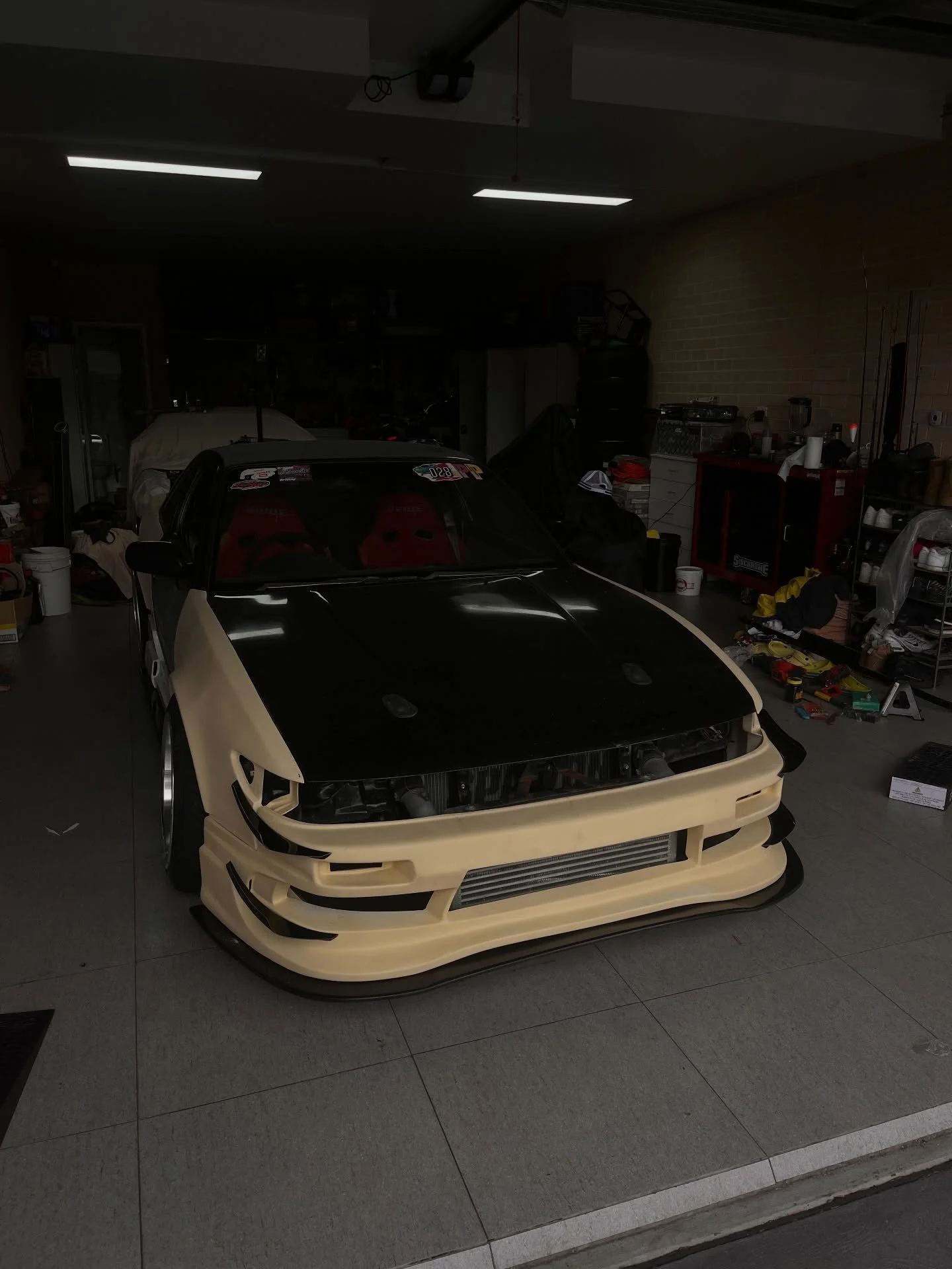 After years of elite-level domestic disputes between Rhys and Lako (we&rsquo;re talking championship rounds 🥊), the car is finally getting painted&hellip; it turns out peace and quite wins 😅

Massive shoutout to @hamrcoatings for hooking us up with