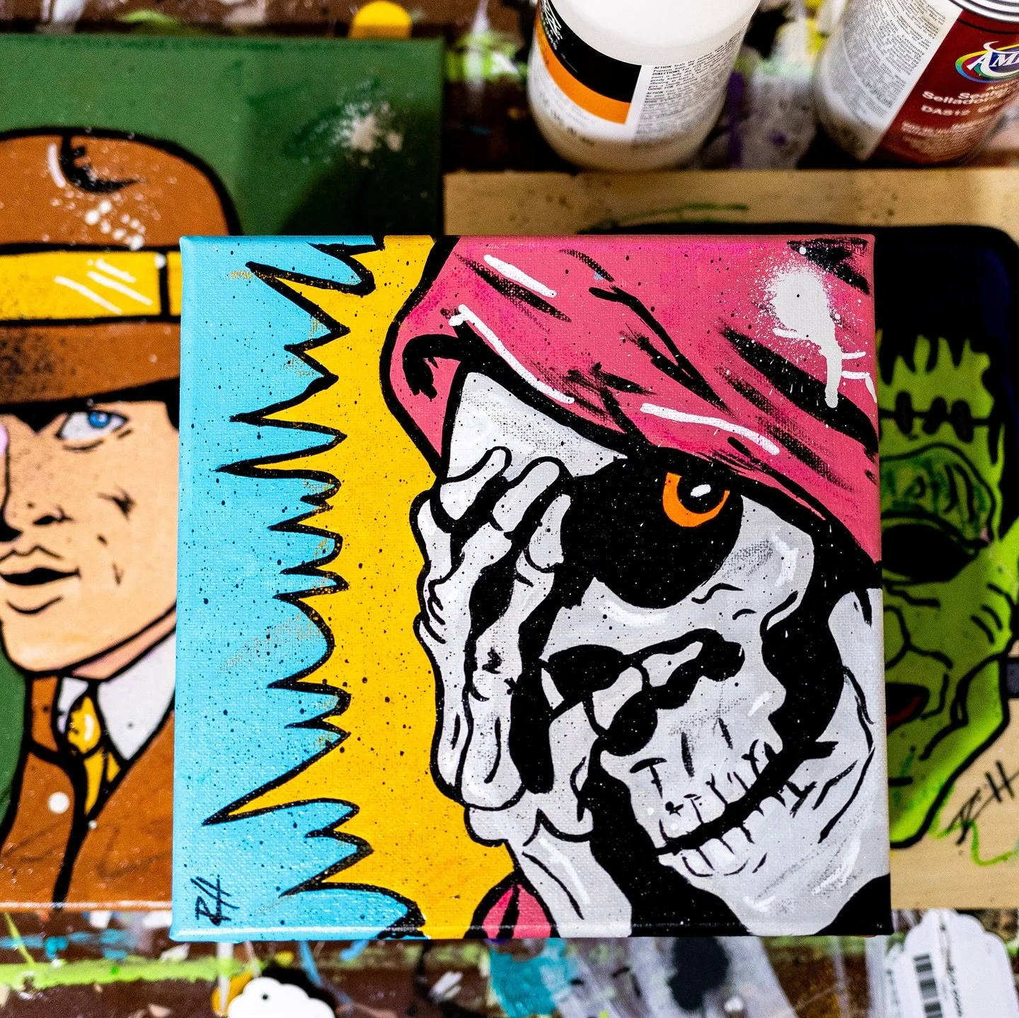 Have some cool studio Stickers available in my studio.