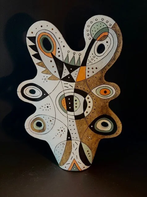 Freeform Vessel Vertical Green - Rodney Blumenfeld