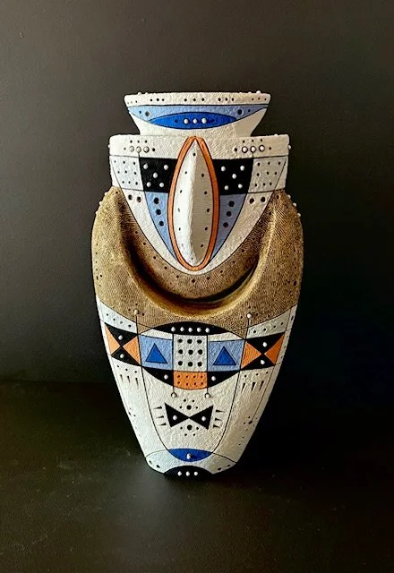 Cradle Vessel Form Blues - Rodney Blumenfeld