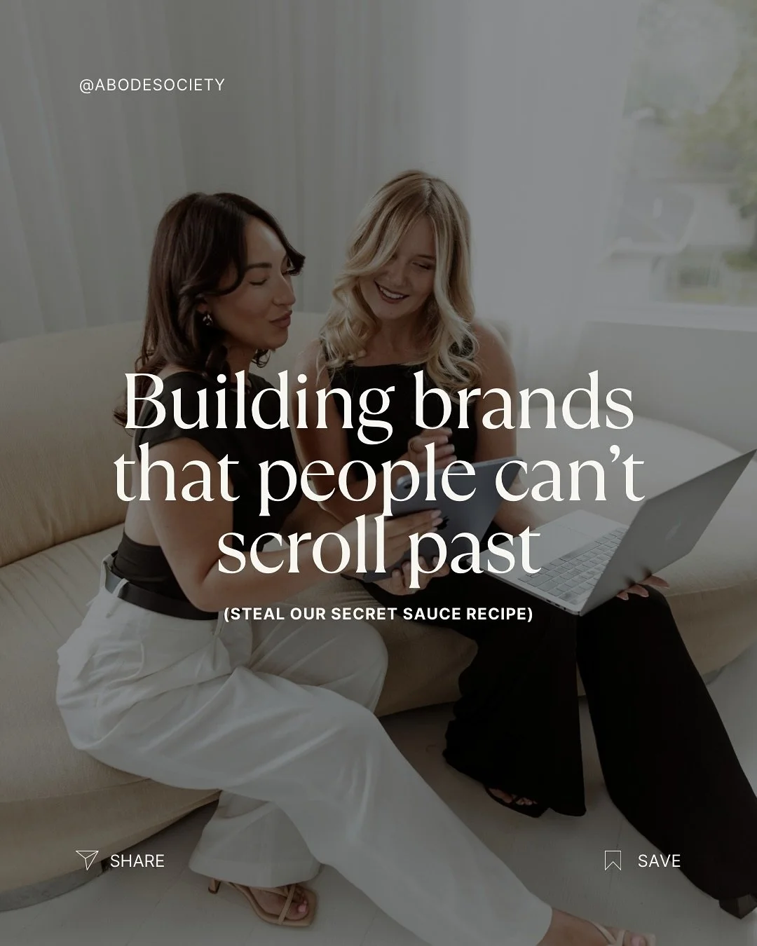 At Abode Society, we don&rsquo;t just market, we craft brands that stop the scroll. Ready to make your brand unforgettable? 🔥🤝