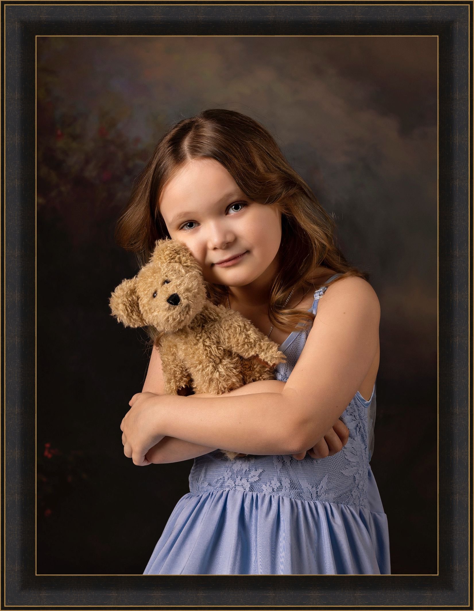Girl with Bear portrait Canonsburg Pa..jpg