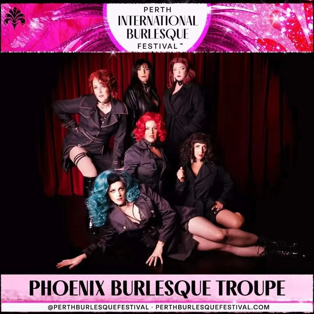 Super excited to be part of Perth International Burlesque Festival with Phoenix Burlesque. I can't wait to see all the amazing performances!