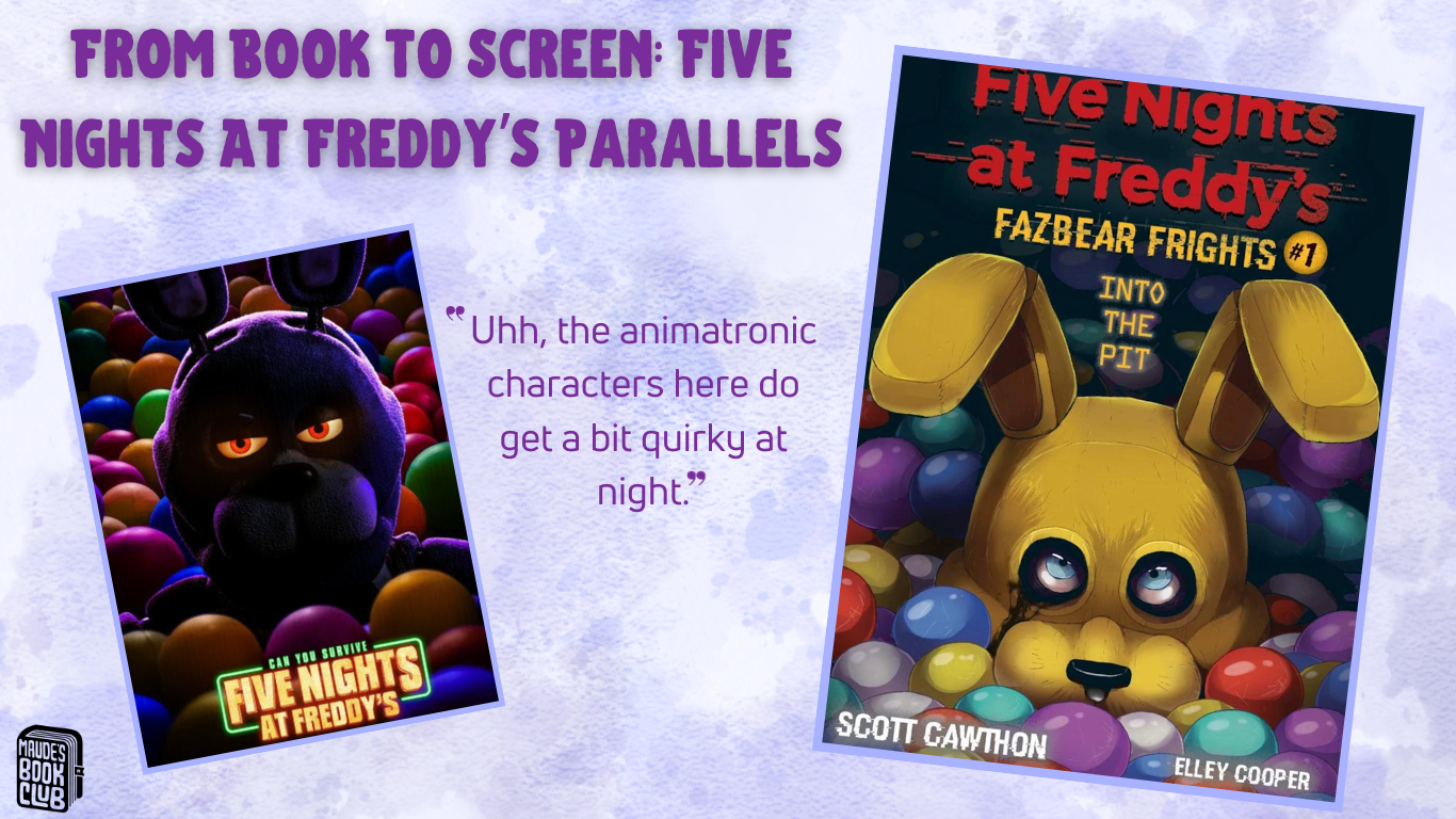 From Book to Screen: 'Five Nights at Freddy's' Parallels — Maude's