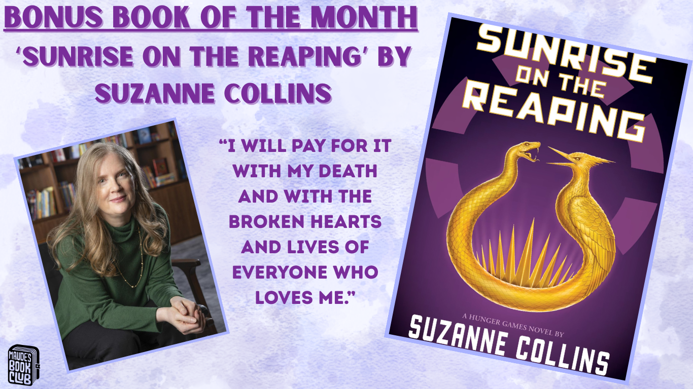 Bonus Book of the Month: ‘Sunrise on the Reaping’ by Suzanne Collins