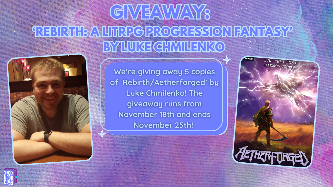Giveaway: ‘Rebirth: A LitRPG Progression Fantasy’ by Luke Chmilenko