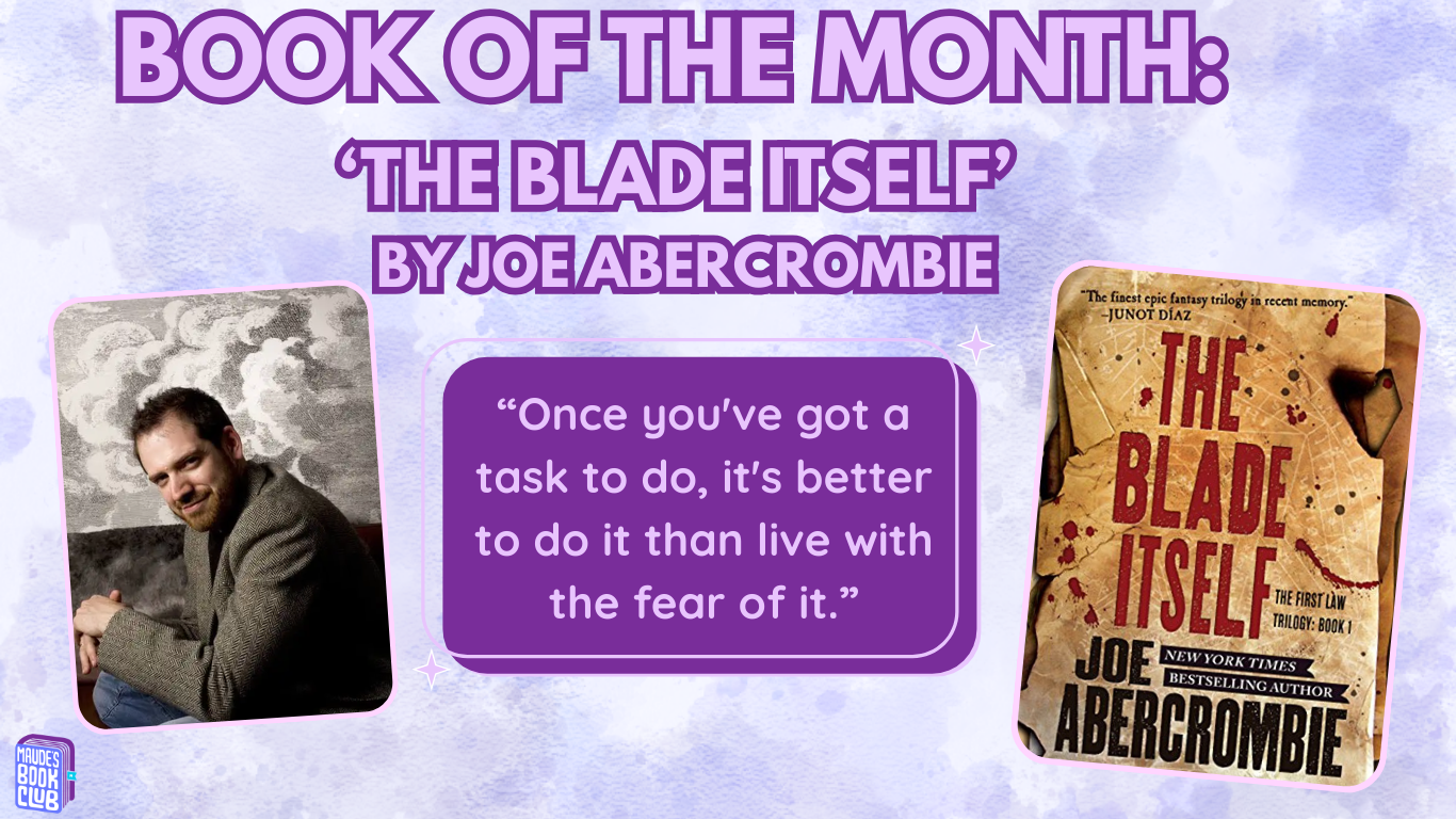 Book of the Month Preview: ‘The Blade Itself’ by Joe Abercrombie