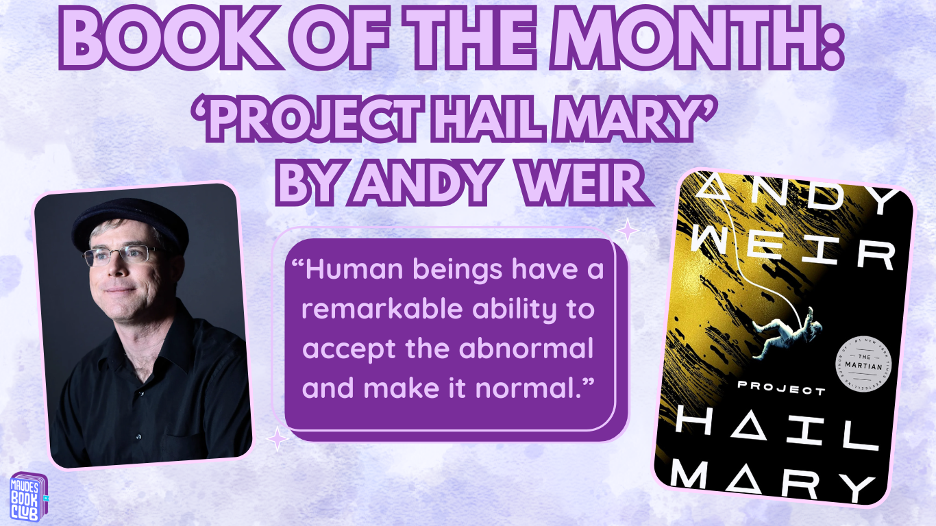 Book of the Month Preview: ‘Project Hail Mary’ by Andy Weir 