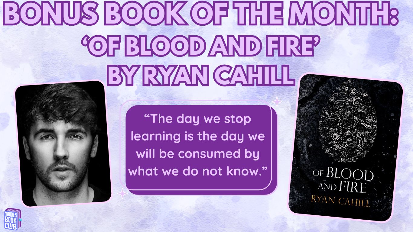 Bonus Book of the Month: ‘Of Blood and Fire’ by Ryan Cahill