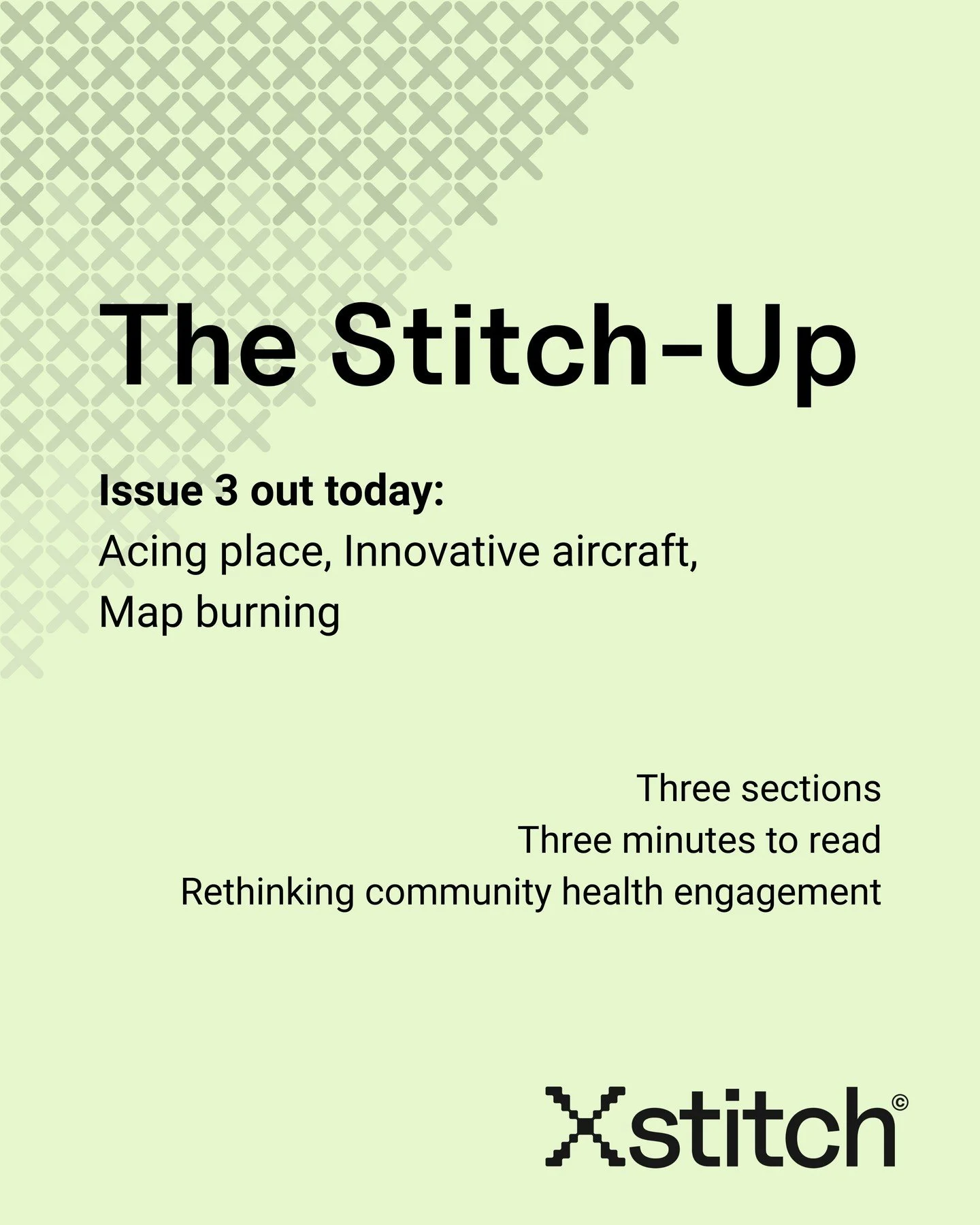 Here's your monthly dose of social and health sector sideways thinking! Find the link on our Contact page.