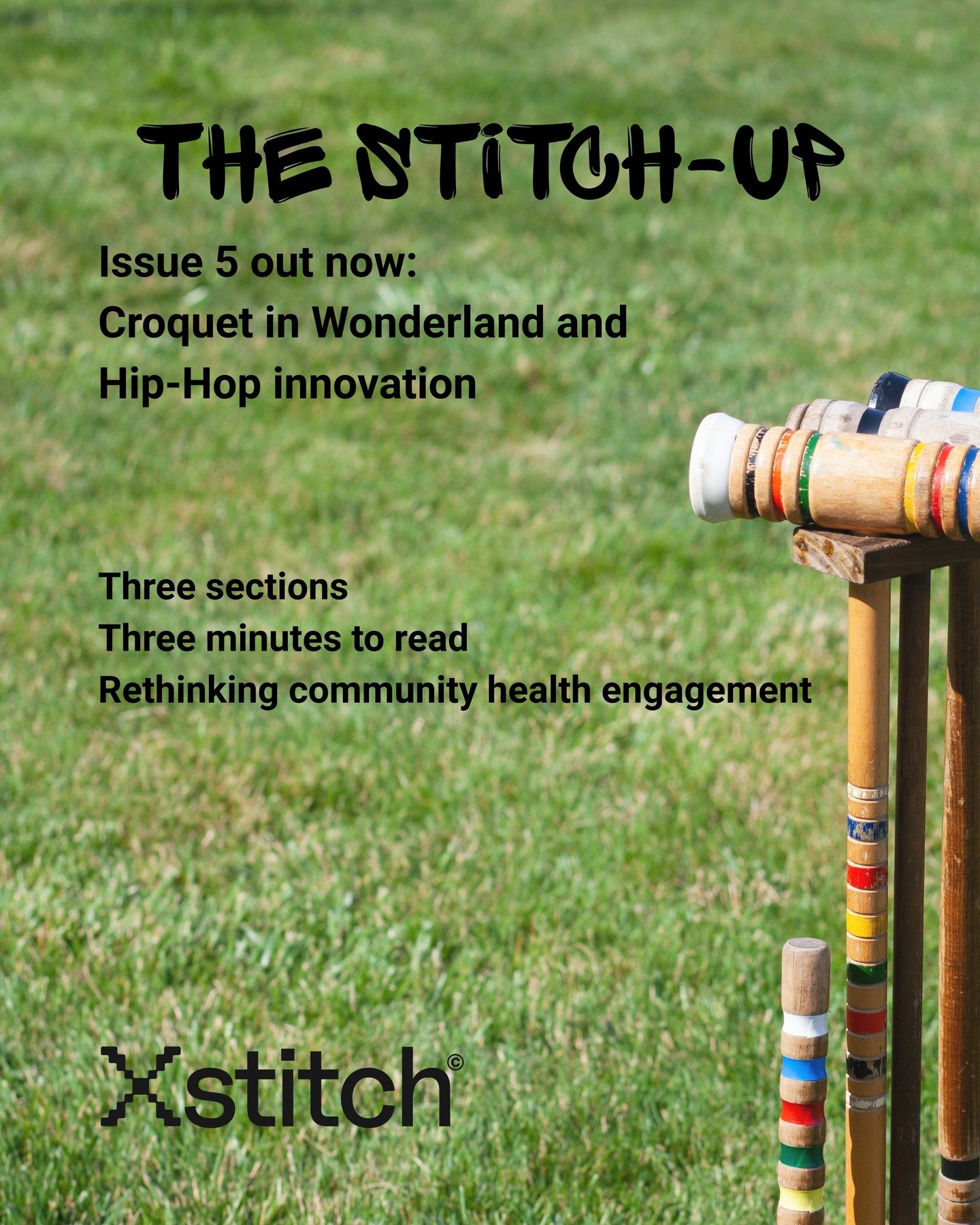 Croquet and Hip-hop: together at last! 👉 Link in bio for this month's newsletter