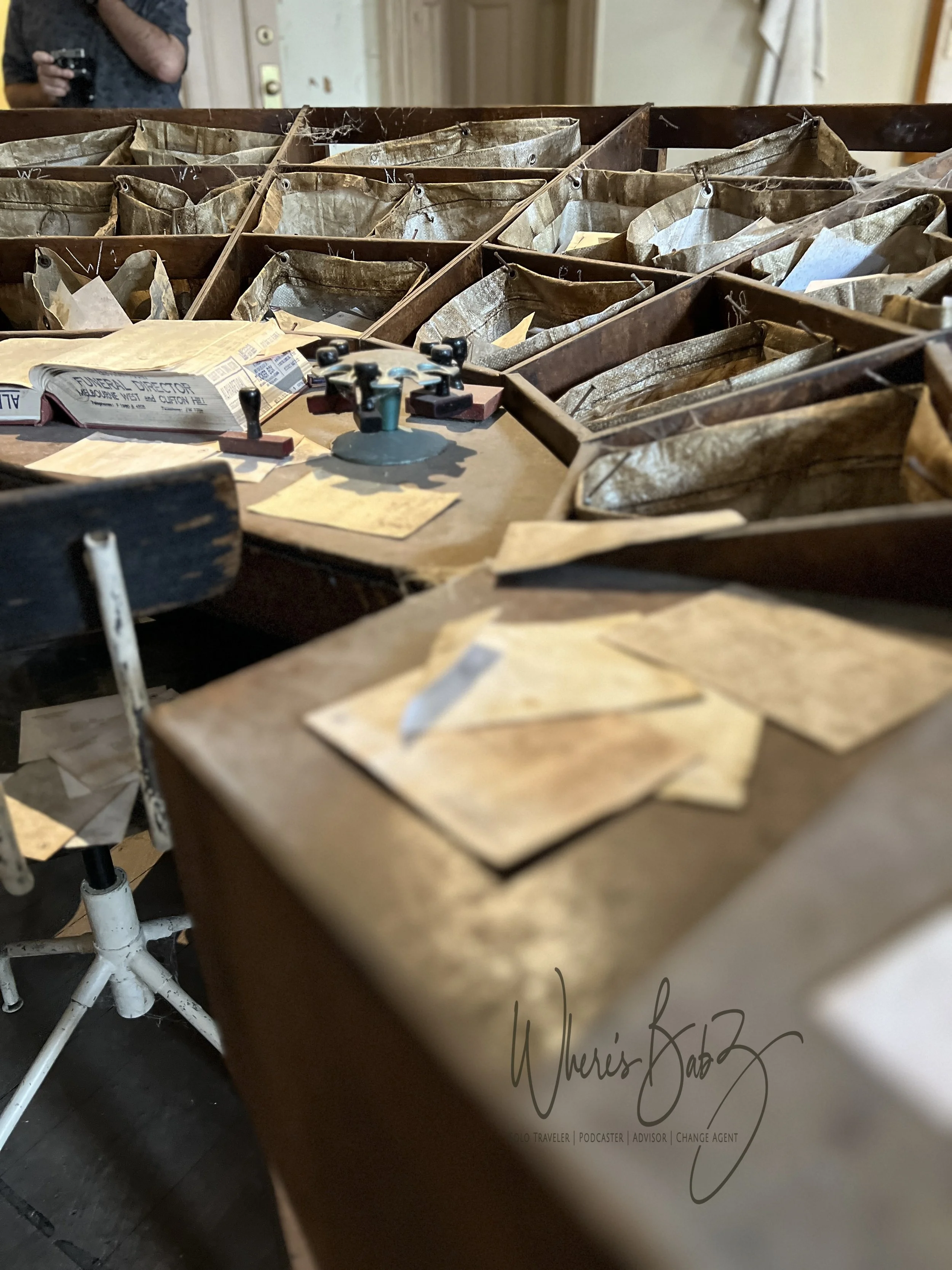 A piece from Rone - Time Melbourne exhibit - Flinders Street Station Ballroom