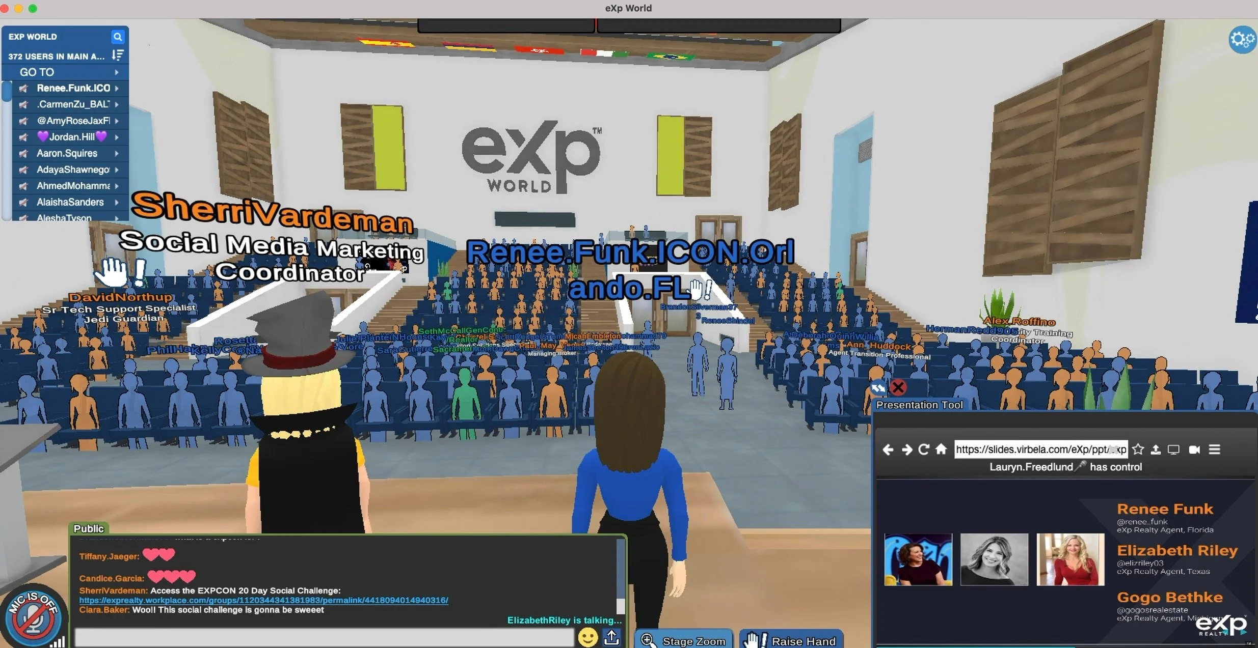Virtual eXp World Speaker Series