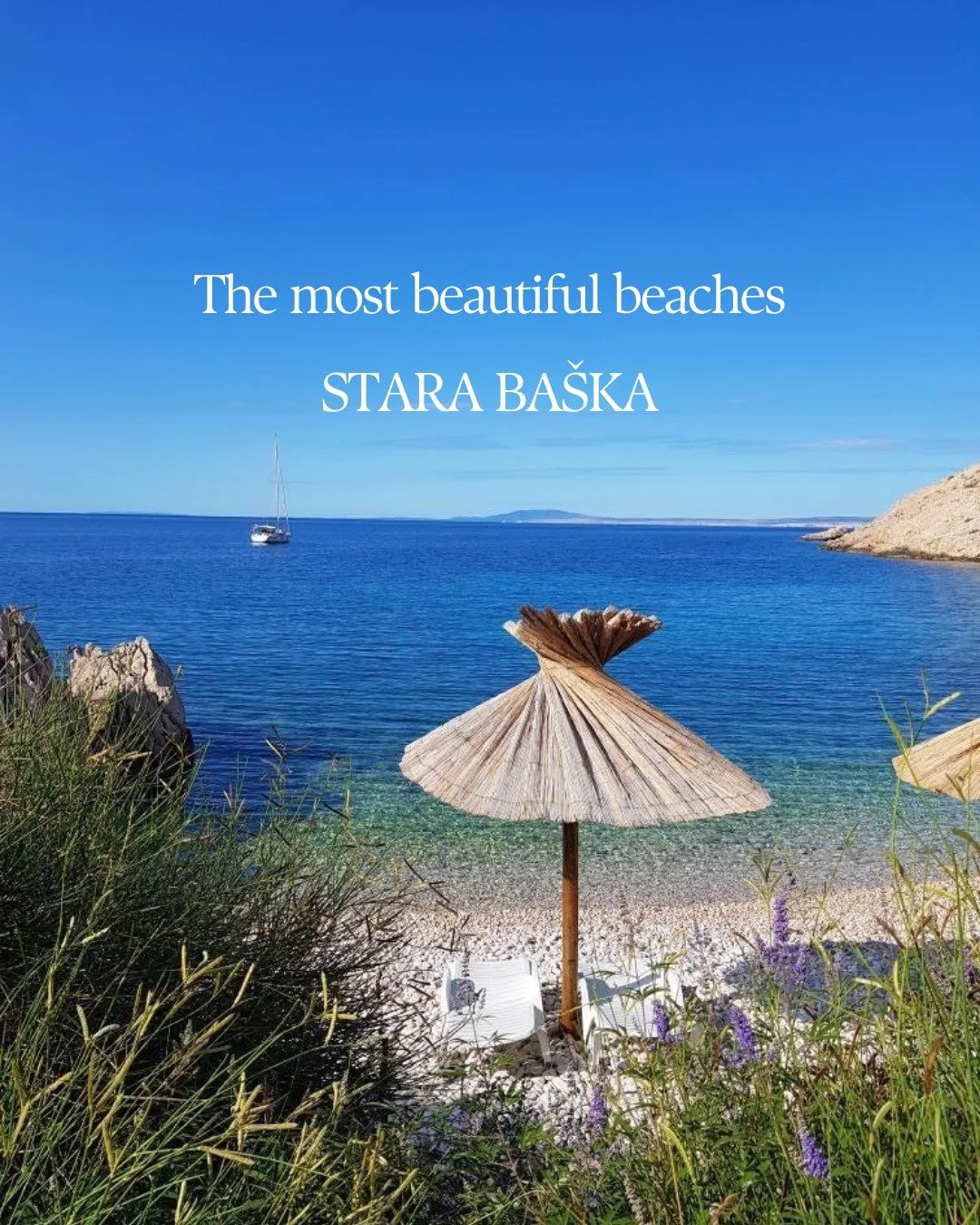📍Stara Ba&scaron;ka isn&rsquo;t for everyone &mdash; but it might be perfect for you.

Choosing a beach here is part of the experience.
A morning swim just a few minutes from the house,
a hidden cove reached by kayak,
or a relaxed beach day with a v