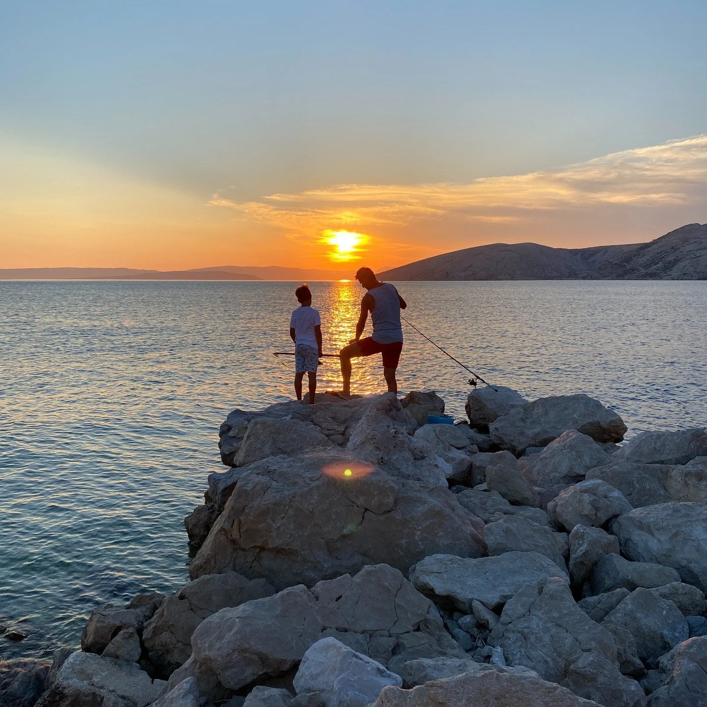 You won&rsquo;t remember most busy days.
But you&rsquo;ll remember the moments when you were truly happy. 🌅

Some of those moments
happen by the sea.

#incrediblestarabaska #krkisland #sunsetview #fishing🎣
