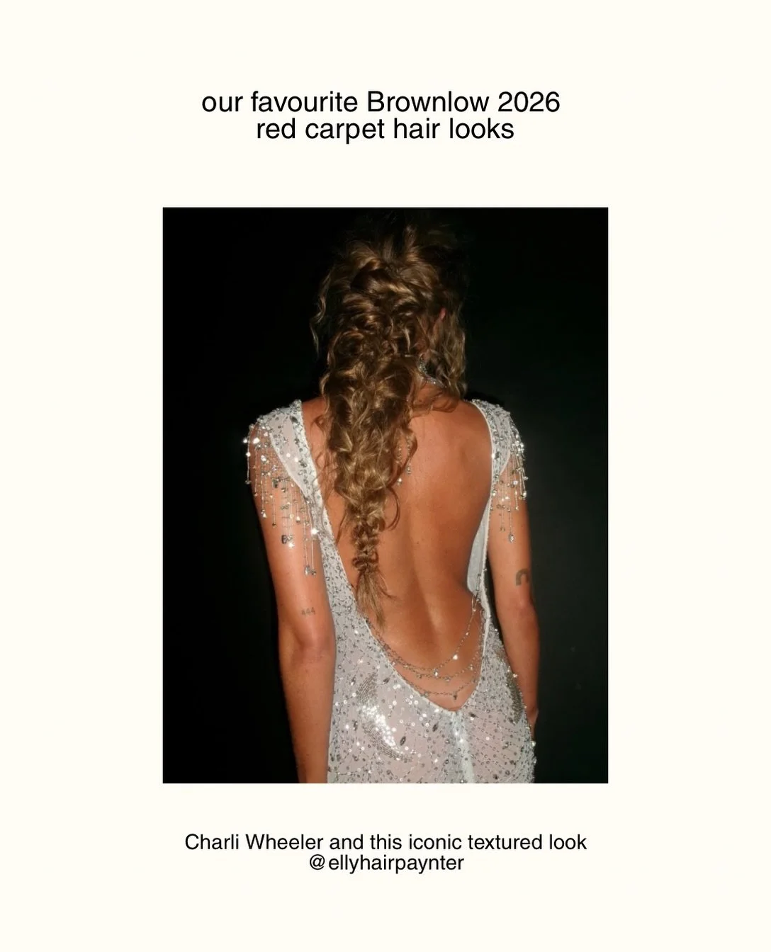 THE HAIR ALONE DESERVED ITS OWN RED CARPET.

Brownlow 2026 (Australia&rsquo;s version of the Met Gala) was on last night and, safe to say, we were watching the hair just as closely as the outfits. 

We&rsquo;ve been loving seeing styling take centre 