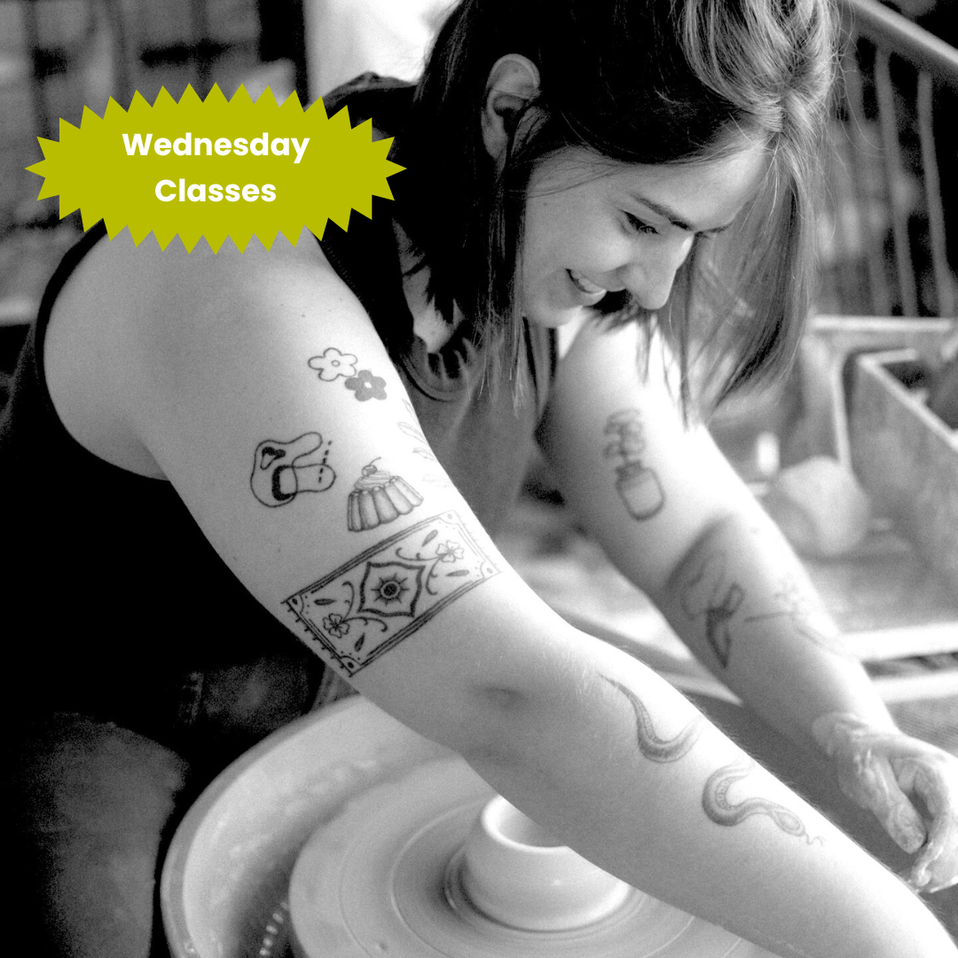 Wednesday Wheel Throwing Classes (5 Week Term) - Deposit