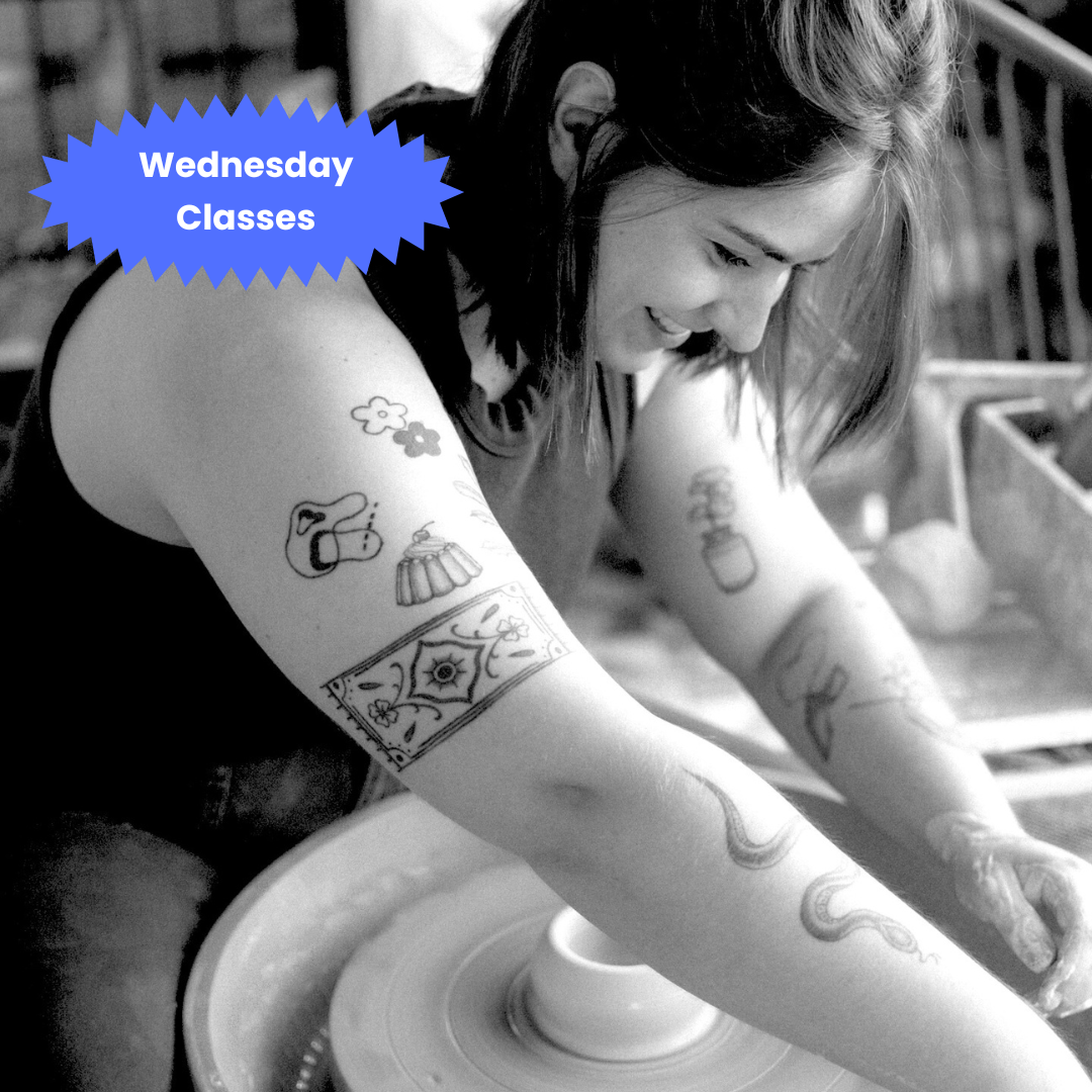 Wednesday Wheel Throwing Classes (5 Week Term) - Deposit