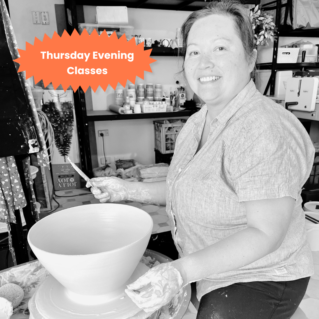 Thursday Evening Wheel Throwing Classes (5 Week Term) - Deposit