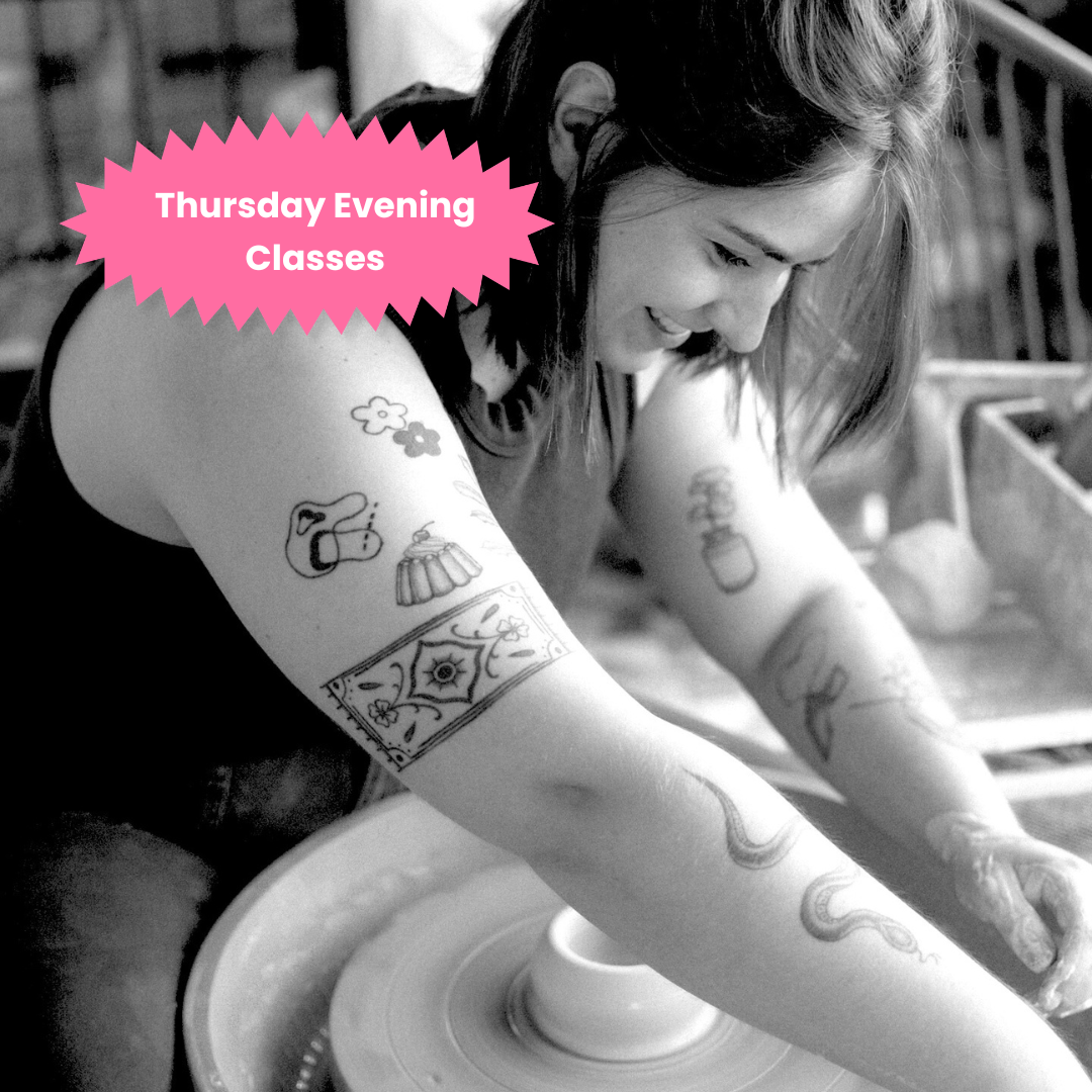 Wednesday Evening Wheel Throwing Classes (5 Week Term) - Deposit