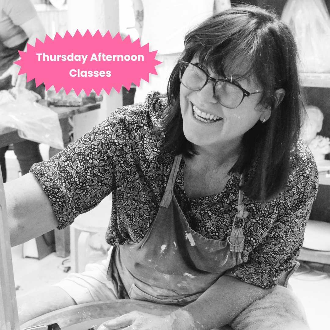 Thursday Afternoon Wheel Throwing Classes (5 Week Term) – Deposit