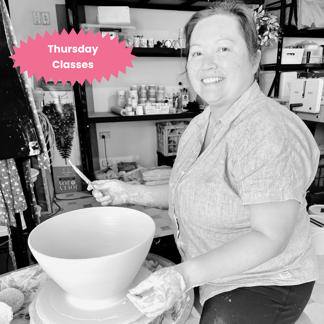Thursday Wheel Throwing Classes (5 Week Term) - Deposit