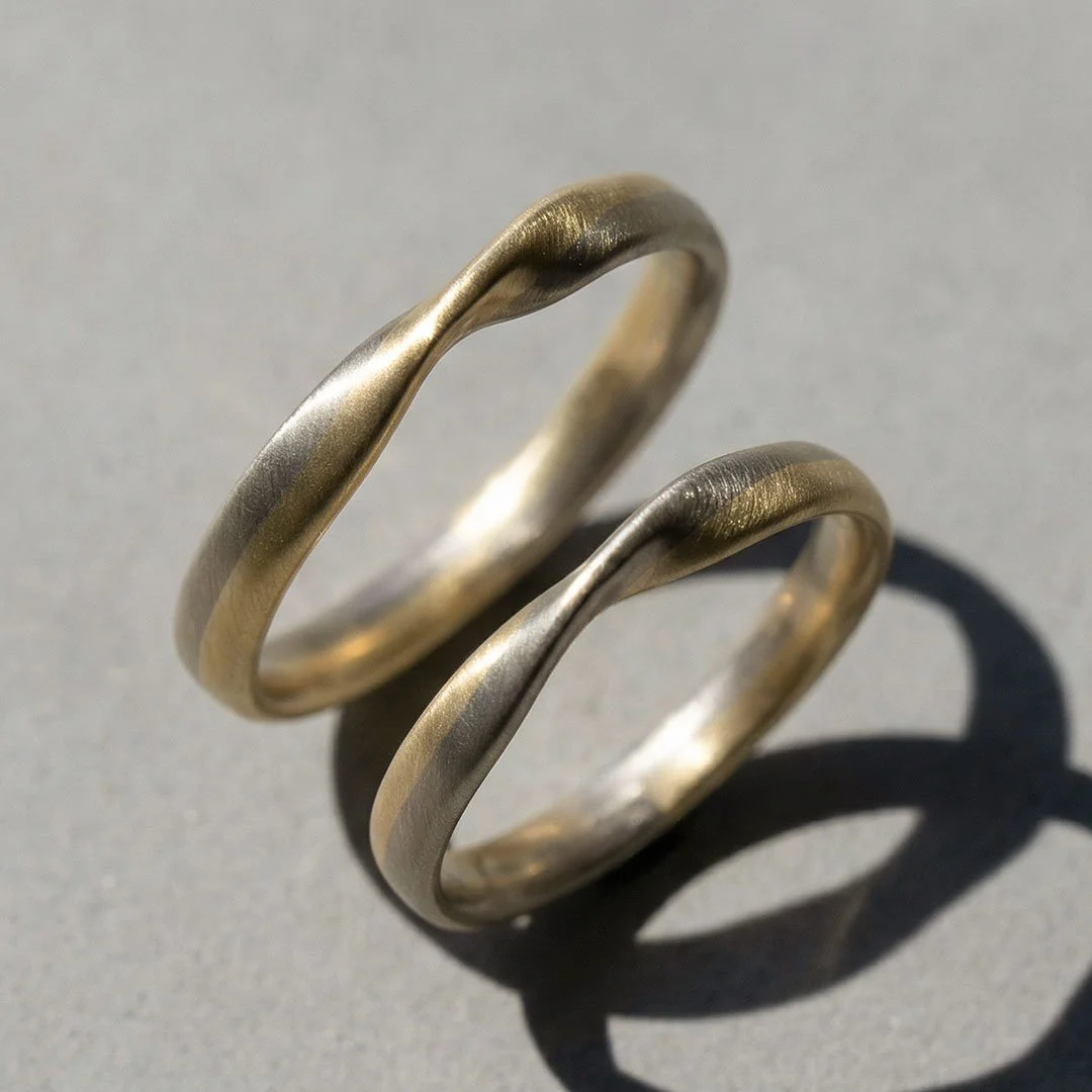Duo wedding ring workshop infinity ring