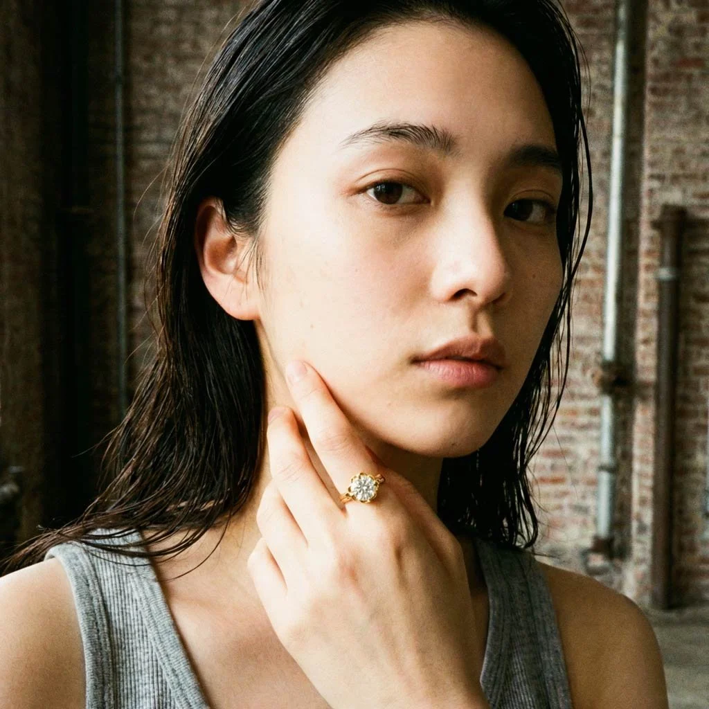 18K Twin Souls Primrose Diamond Ring E