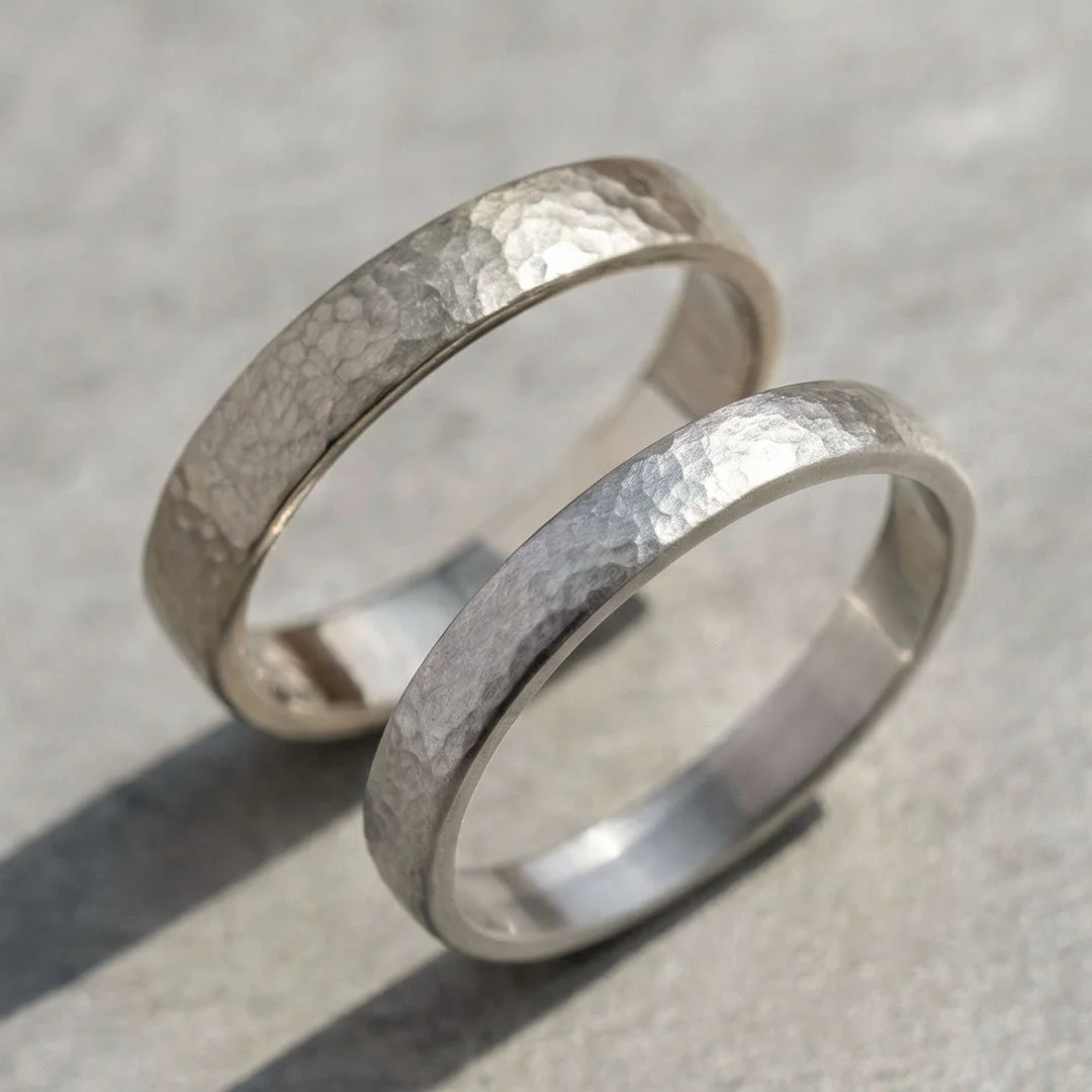 wedding ring workshop hammer-classic ring